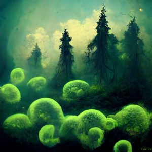 poison globules in a tainted forest
