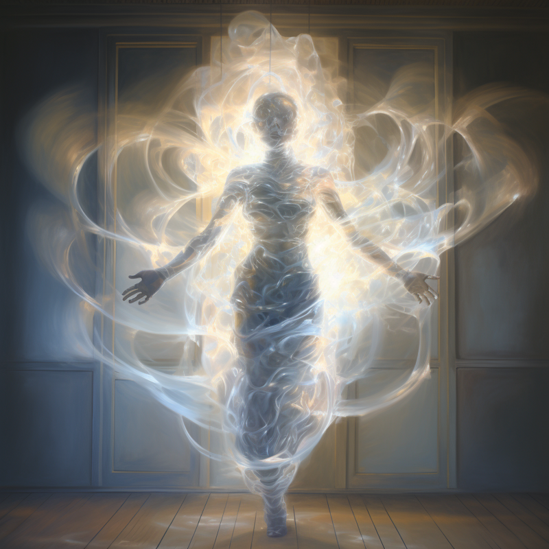 A prism bends light around their body, making themselves translucent