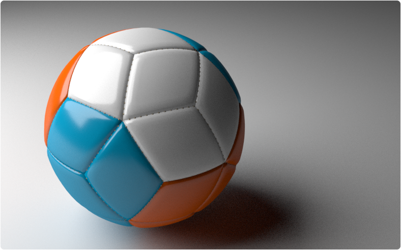 A photo-realistic rendering of a Bherasque ball