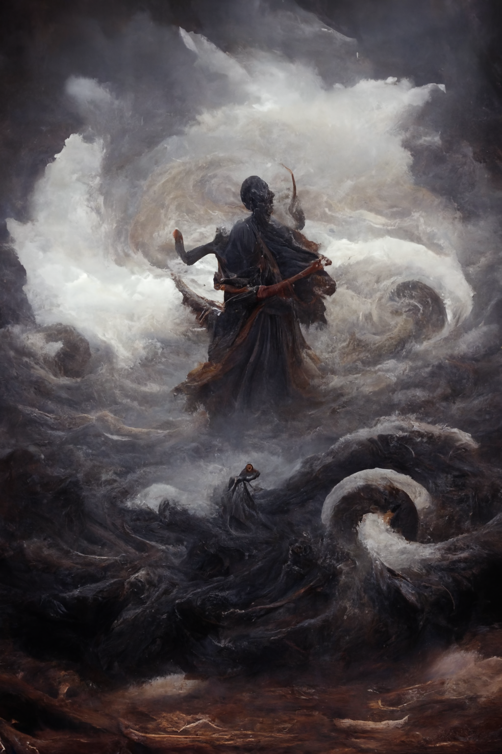 an aeromancer summoning a hurricane