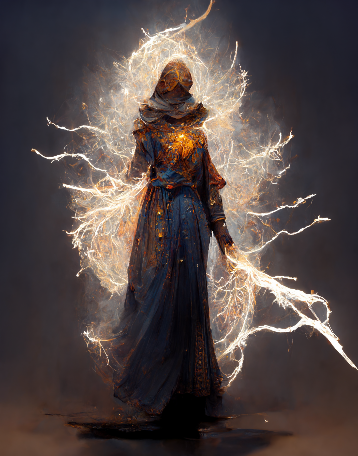 Human desimancer emanates an aura of electricity