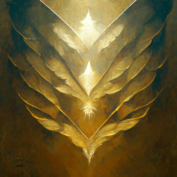 a golden coat of arms