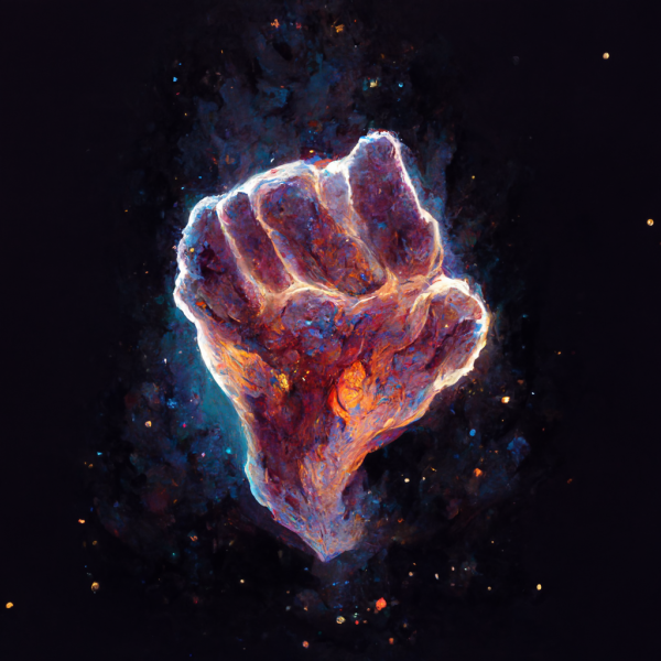 a clenched fist nebula