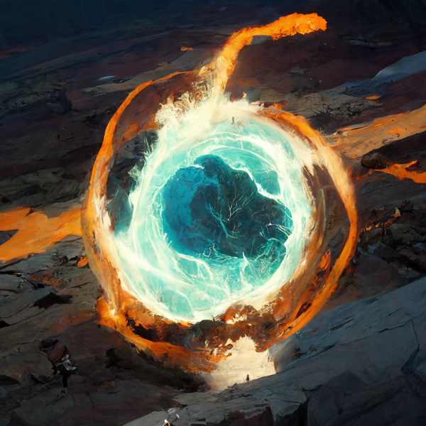 a druid controls a blasting stream of water