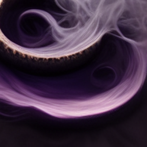a sweeping arc of shadowy smoke