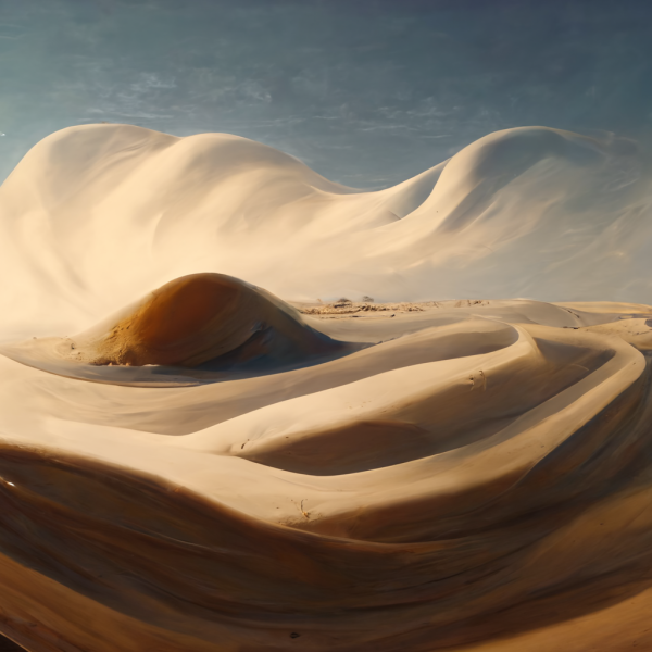 smooth desert dunes