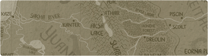 A paper map of Aksa Lake
