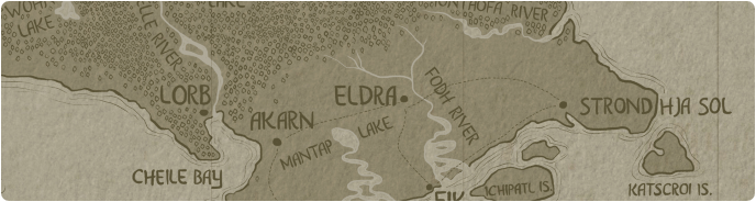 A paper map of Eldra