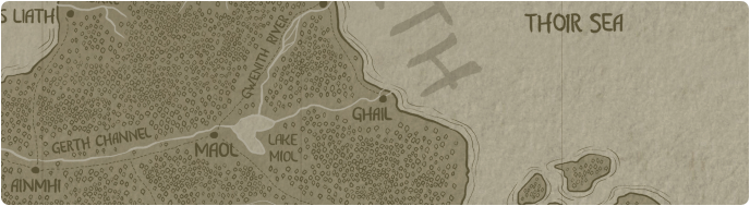 A paper map of Ghail