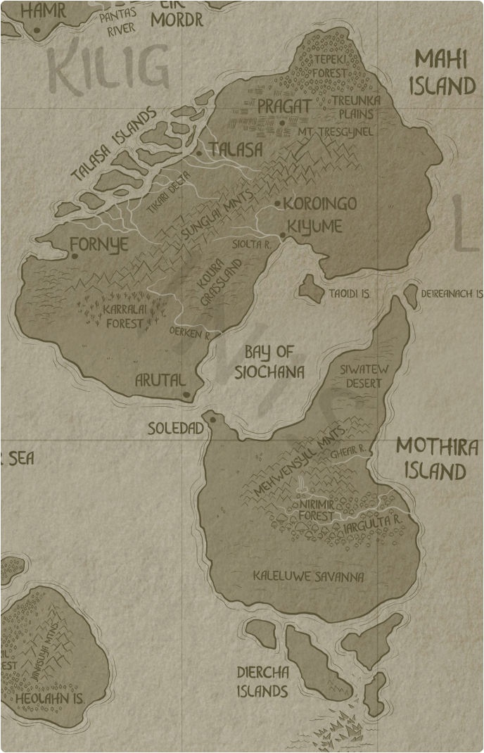A paper map of Inis