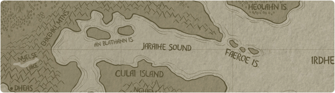 A paper map of the Jaraihe Sound