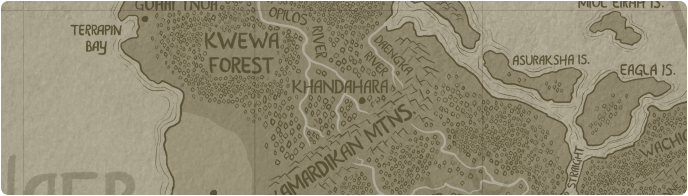 A paper map of Khandahara