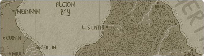 A paper map of Lus Liath