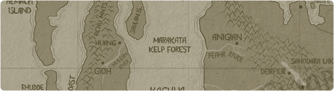 A paper map of the Marakata Kelp Forest