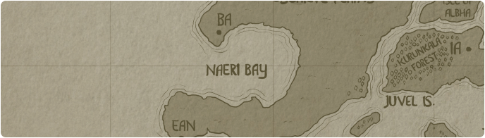 A paper map of Naeri Bay