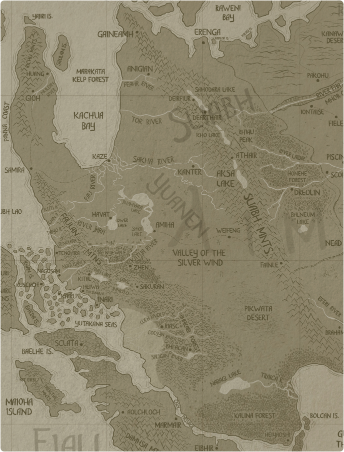 A paper map Yuanen