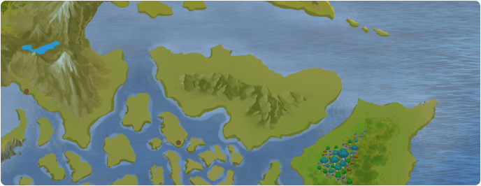 A color map of Culai Island