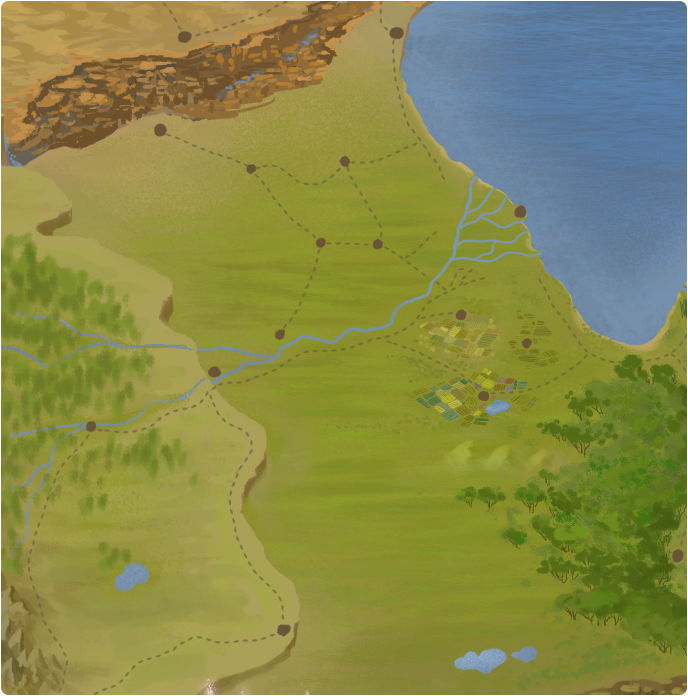 A color map of the Eorna Plains