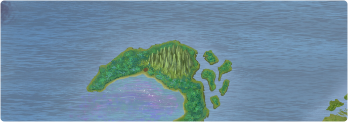 A color map of Firinne Mountains