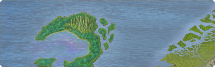 A color map of Gneithe Islands