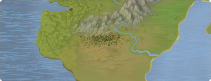 A color map of Karralai Forest