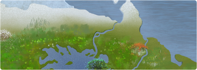 A color map of the Letzte River
