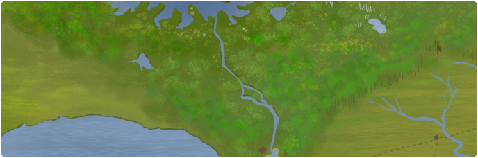 A color map of the Quelle River