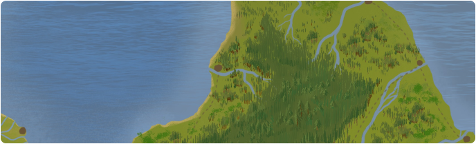 A color map of the Solsikke River