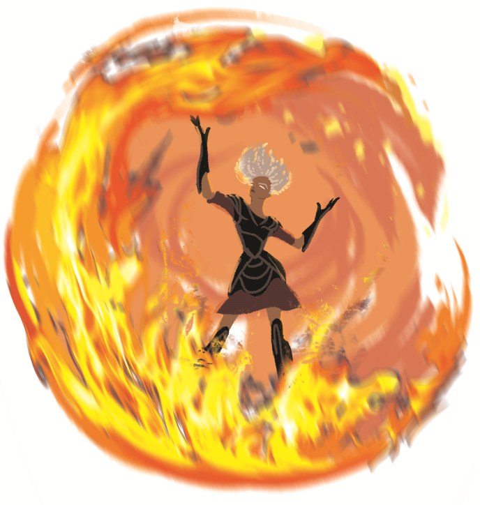 Human Pyromancer