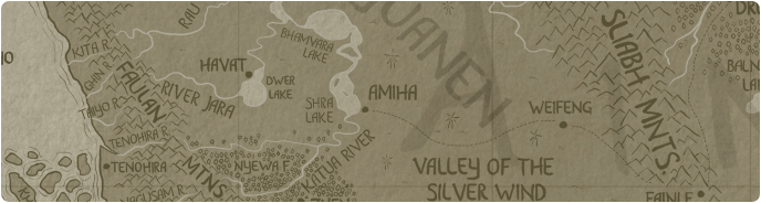 A paper map of Amiha A paper map of Amiha