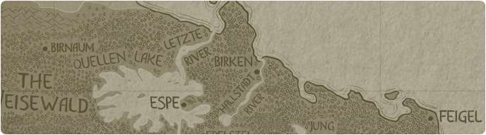 A paper map of Birken A paper map of Birken