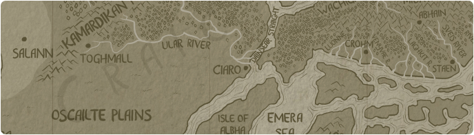A paper map of Ciaro A paper map of Ciaro