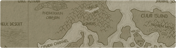 A paper map of Dheas A paper map of Dheas