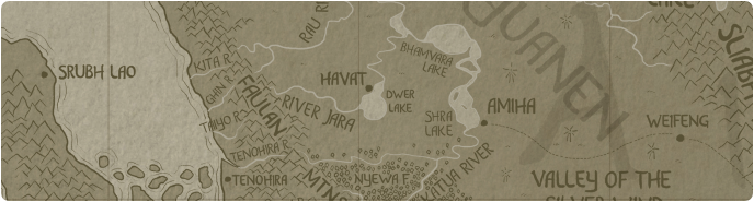 A paper map of Dwer Lake A paper map of Dwer Lake