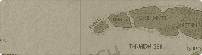 A paper map of Ewin Island A paper map of Ewin Island