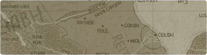 A paper map of Feile A paper map of Feile