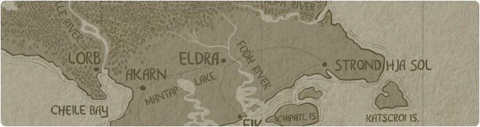 A paper map of the Fodh River A paper map of the Fodh River