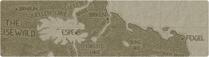 A paper map of the Hallstadt River A paper map of the Hallstadt River