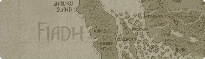 A paper map of Kamisuri A paper map of Kamisuri