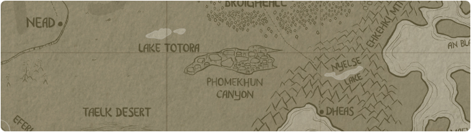 A color map of Phomekhun Canyon A color map of Phomekhun Canyon
