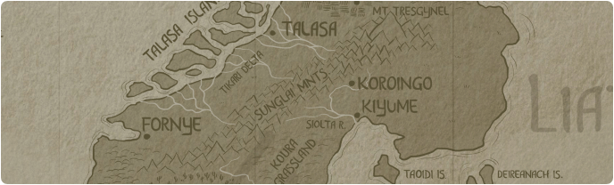 A paper map of Sunglai Mountains A paper map of Sunglai Mountains