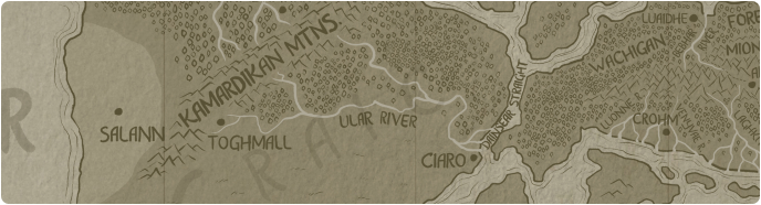 A paper map of the Ular River A paper map of the Ular River