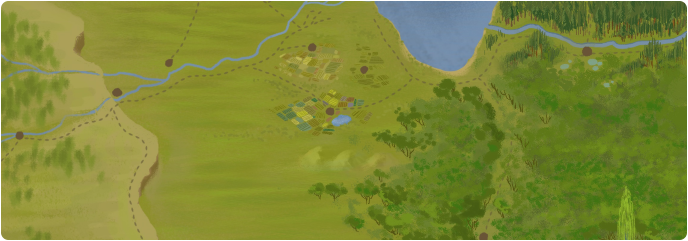 A color map of Dhena Lake A color map of Dhena Lake