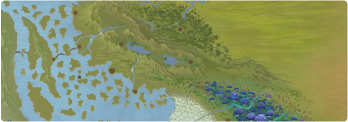 A color map of Lake Ihmoto A color map of Lake Ihmoto