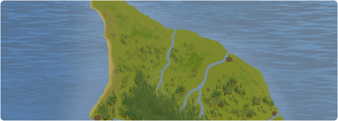 A color map of the Leire River A color map of the Leire River