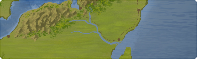 A color map of the Maidani River A color map of the Maidani River