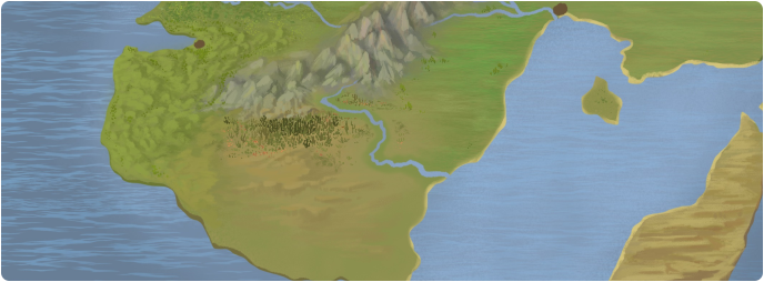 A color map of the Oerken River A color map of the Oerken River