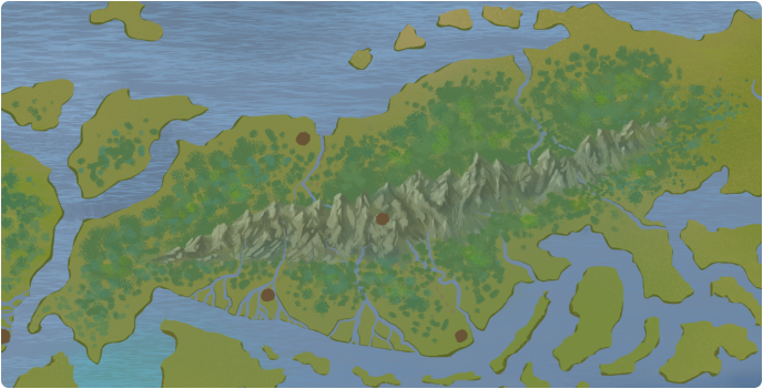 A color map of Wachigan Forest A color map of Wachigan Forest