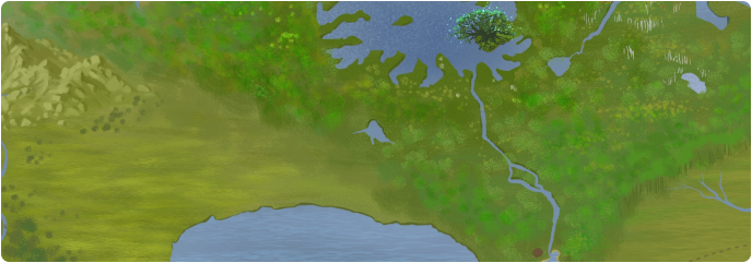 A color map of Wohn Lake A color map of Wohn Lake